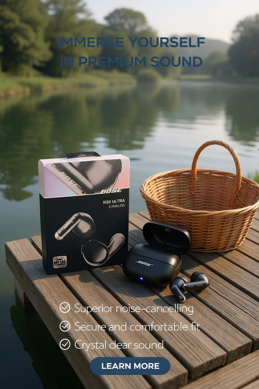 Bose Ultra Open Earbud- Up to 12 Hrs of Playtime-Design for Comfort