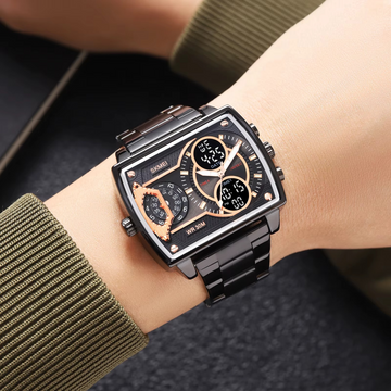 SKMEI Design Luxury Wristwatch Quartz Digital Montre Men's Reloj Multifunctional Watch