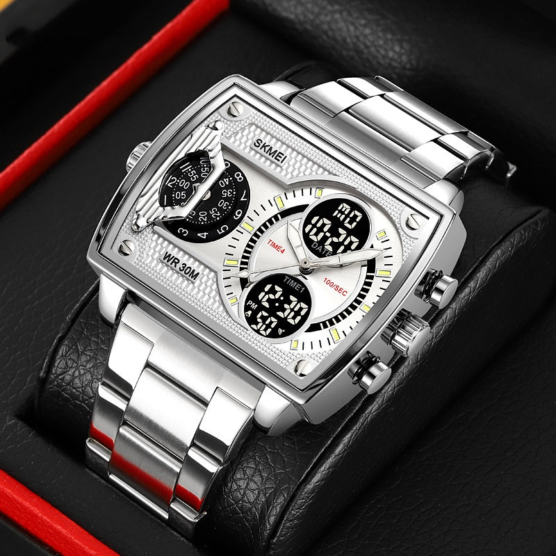 SKMEI Design Luxury Wristwatch Quartz Digital Montre Men's Reloj Multifunctional Watch