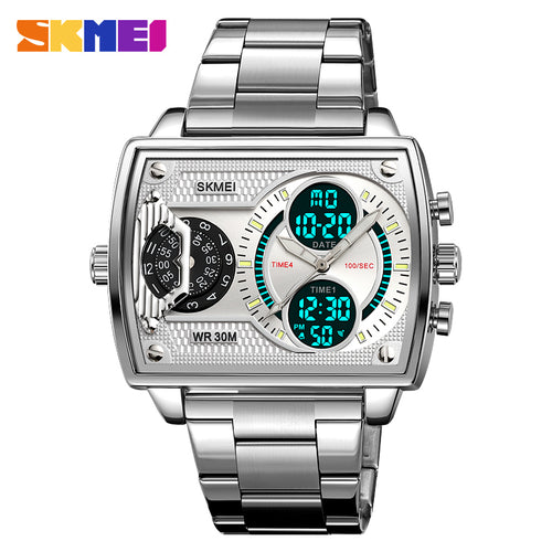 SKMEI Design Luxury Wristwatch Quartz Digital Montre Men's Reloj Multifunctional Watch