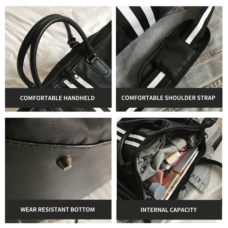 Shoe Storage Compartment Duffel Bags Weekend Tote Crossbody Bags