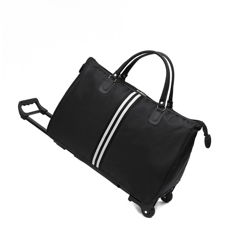 Duffle foldable luggage traveling bag roller weekend travel bag with wheel