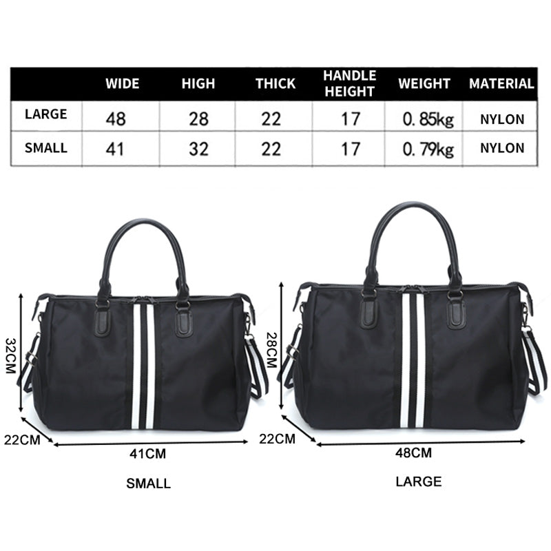 Shoe Storage Compartment Duffel Bags Weekend Tote Crossbody Bags