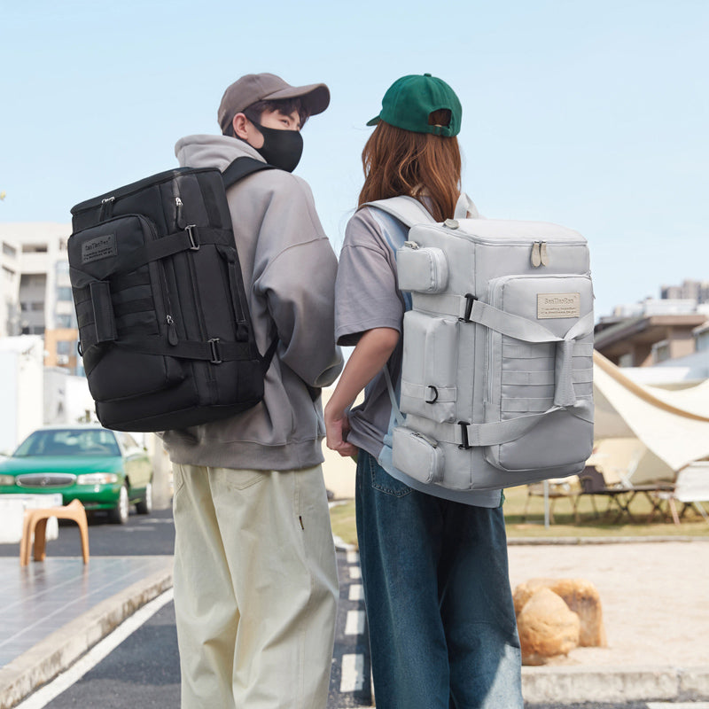 Portable 180° Flip Backpack Waterproof Multi-Pocket for Hiking Large Capacity Casual Minimalist Design Travel Backpack