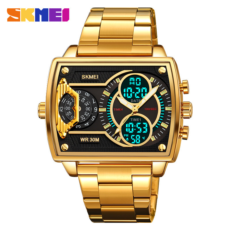 SKMEI Design Luxury Wristwatch Quartz Digital Montre Men's Reloj Multifunctional Watch